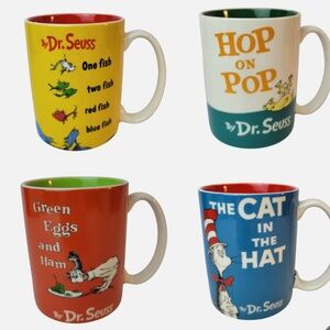 Set of 4 Dr. Seuss Mugs